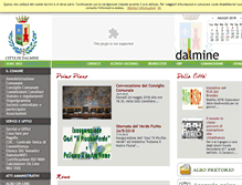 Tablet Screenshot of comune.dalmine.bg.it